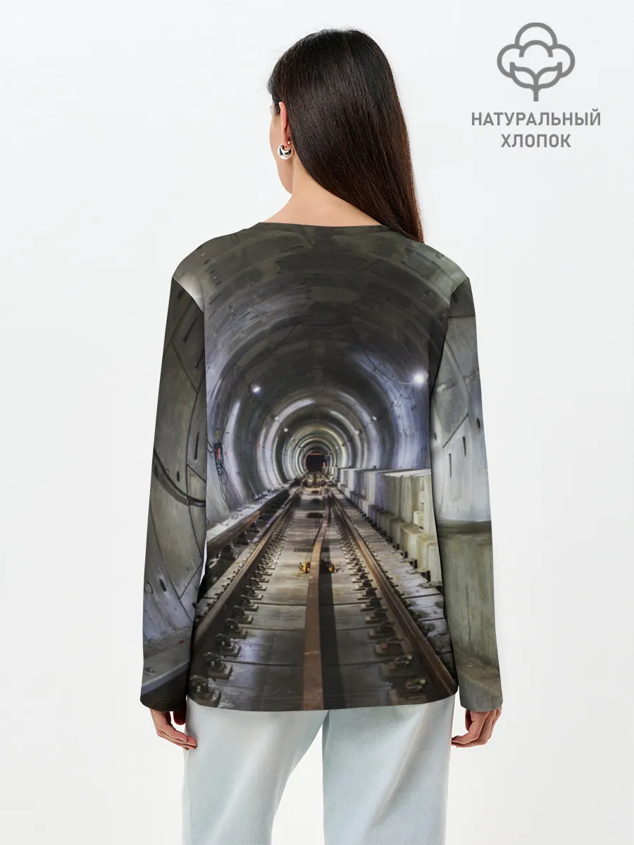 Лонгслив женский. Хлопок / METRO EXODUS