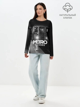 Лонгслив женский. Хлопок / METRO