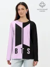 Лонгслив женский. Хлопок / BTS