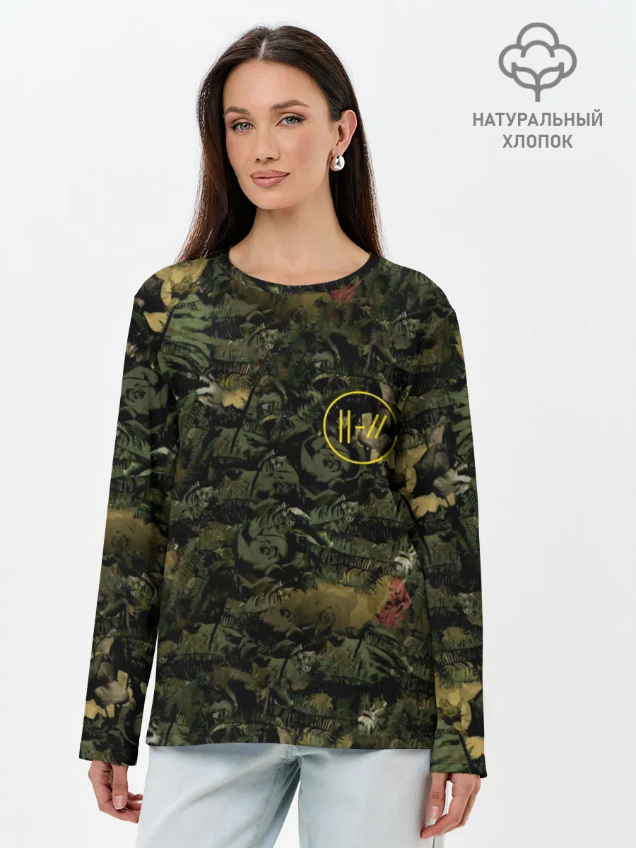 Лонгслив женский. Хлопок / Twenty One Pilots