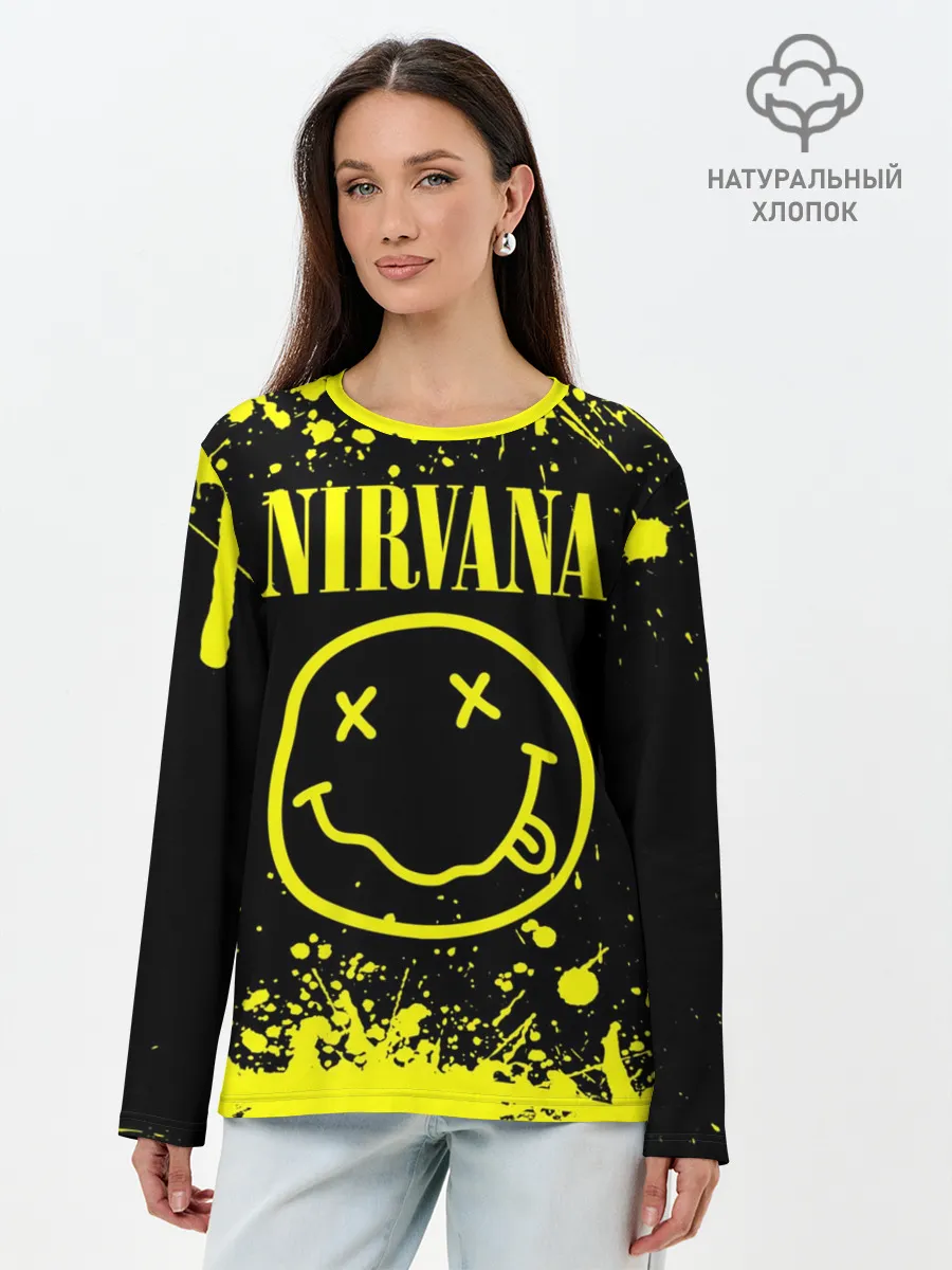 Лонгслив женский. Хлопок / Nirvana