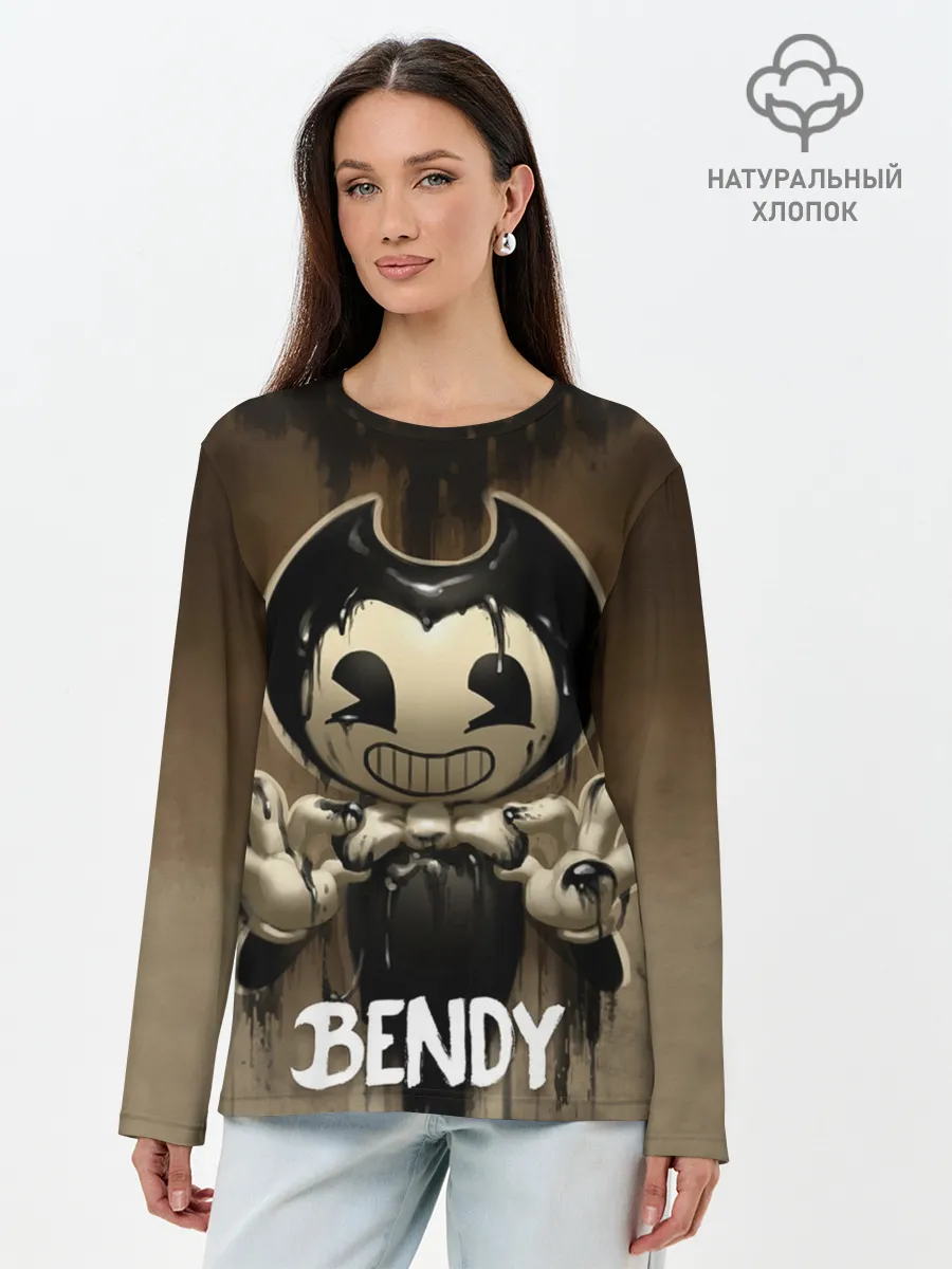 Лонгслив женский. Хлопок / Bendy