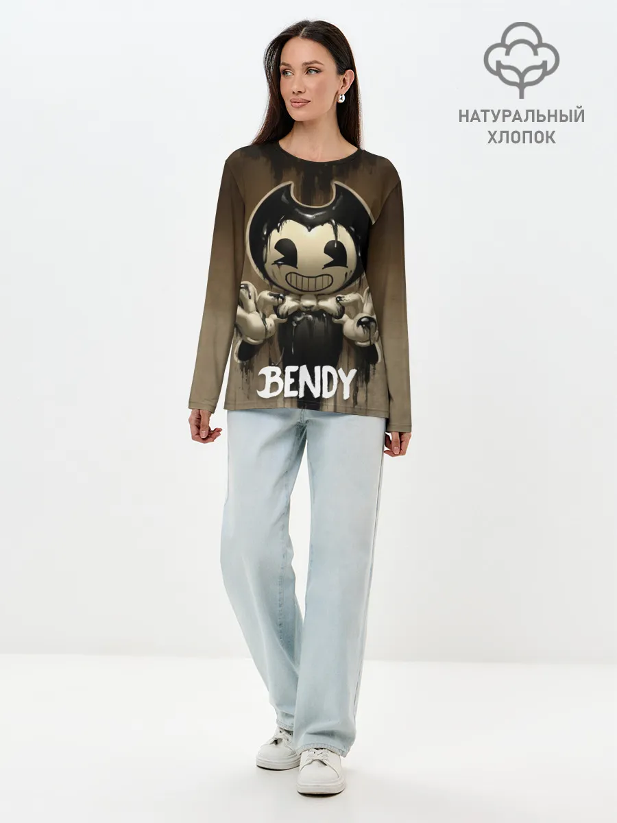 Лонгслив женский. Хлопок / Bendy