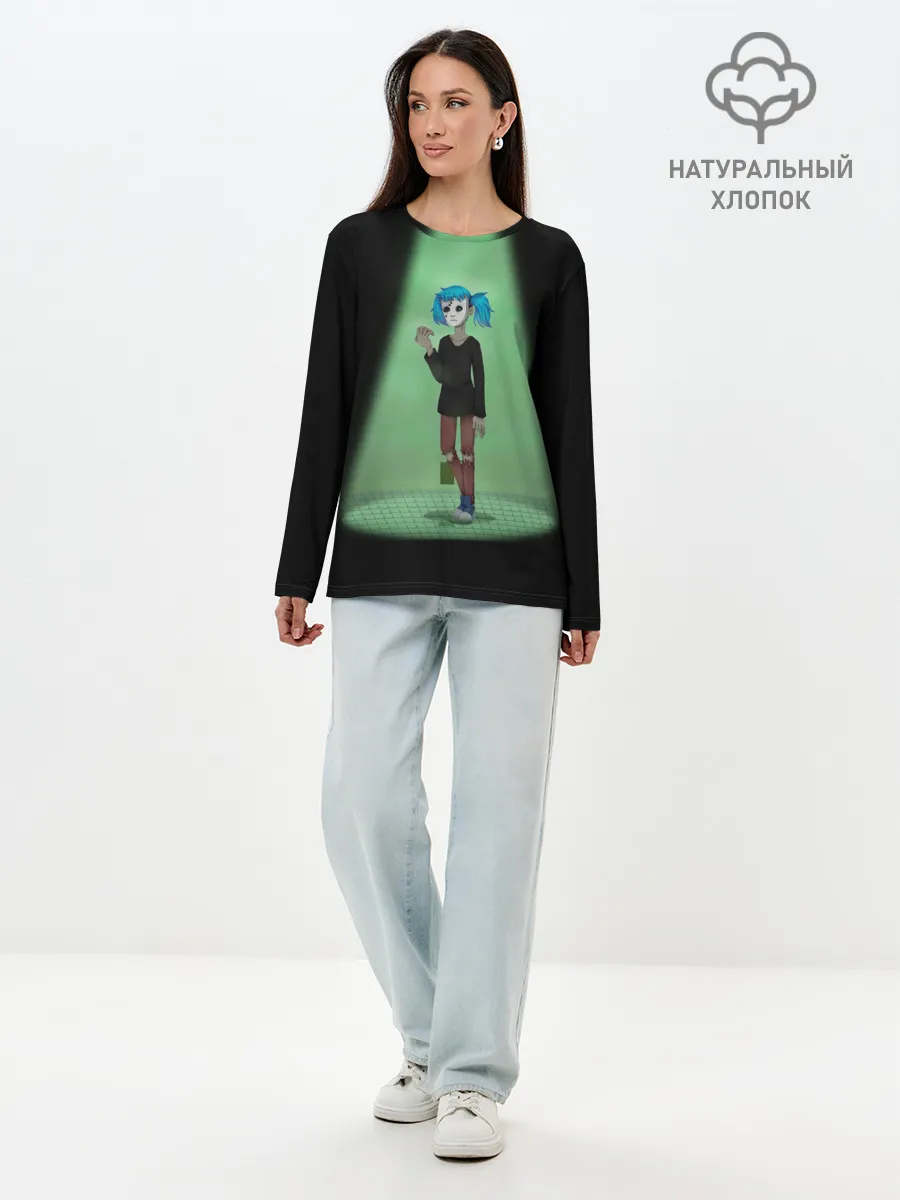 Лонгслив женский. Хлопок / SF