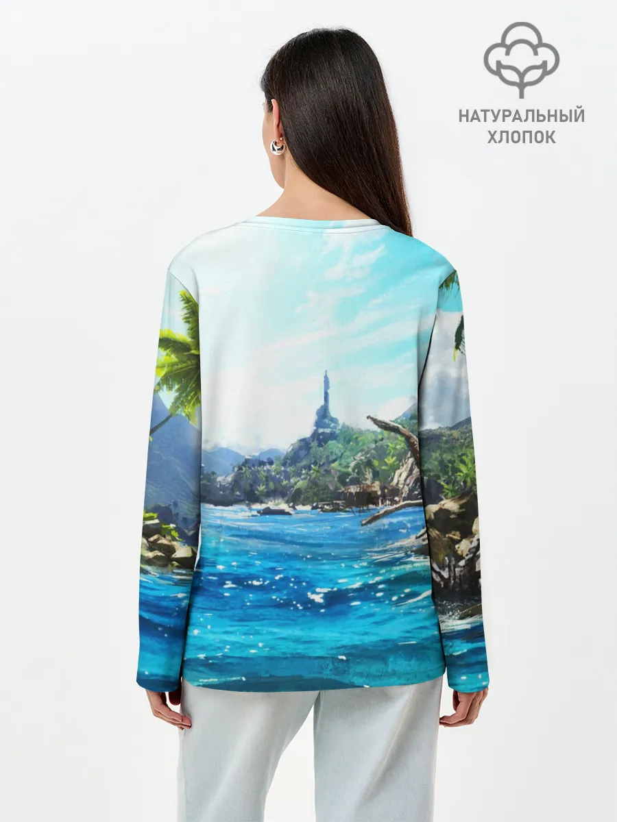 Лонгслив женский. Хлопок / FARCRY