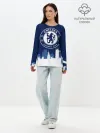 Лонгслив женский. Хлопок / Челси