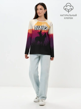 Лонгслив женский. Хлопок / Red Dead Redemption 2