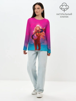 Лонгслив женский. Хлопок / Прекрасная АСКА ЛЭНГЛИ СОРЬЮ