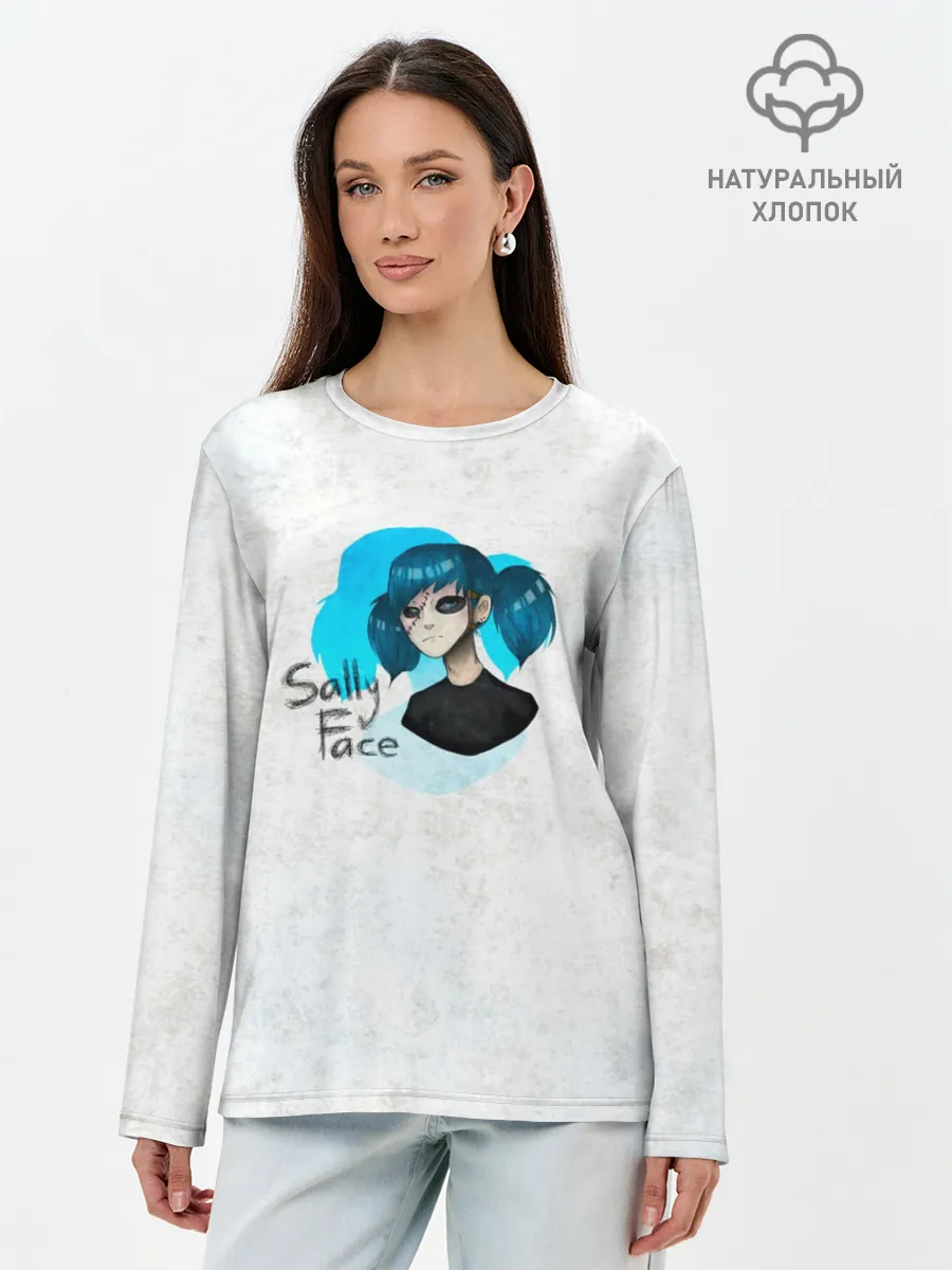 Лонгслив женский. Хлопок / Sally Face