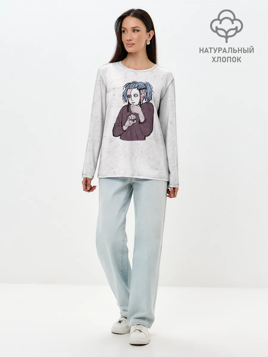 Лонгслив женский. Хлопок / Sally Face