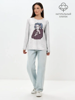 Лонгслив женский. Хлопок / Sally Face