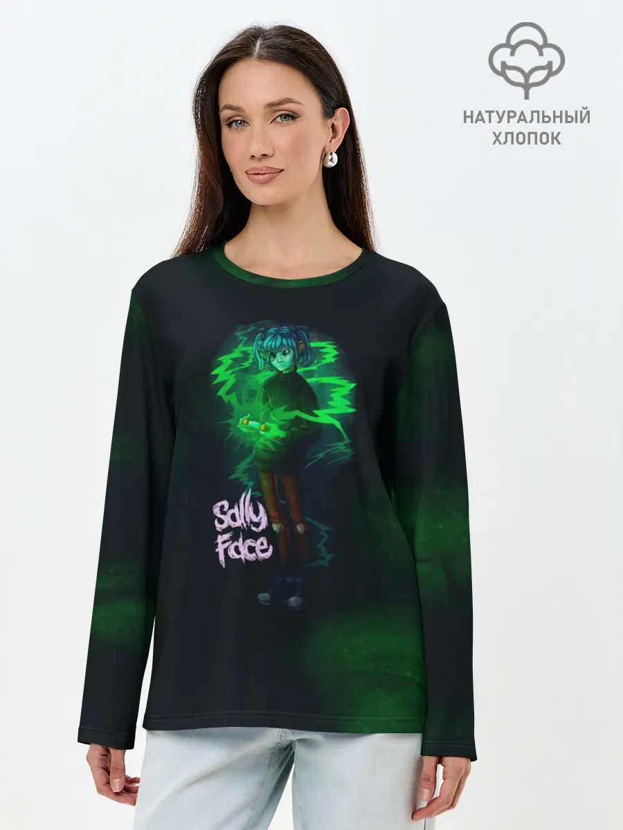 Лонгслив женский. Хлопок / Sally Face