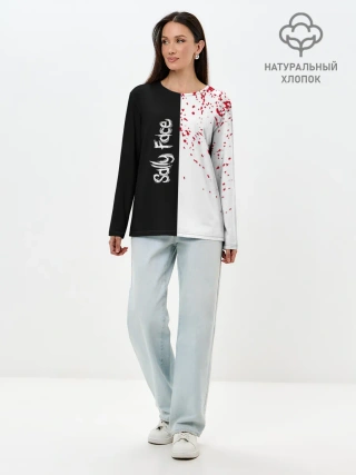 Лонгслив женский. Хлопок / Sally Face