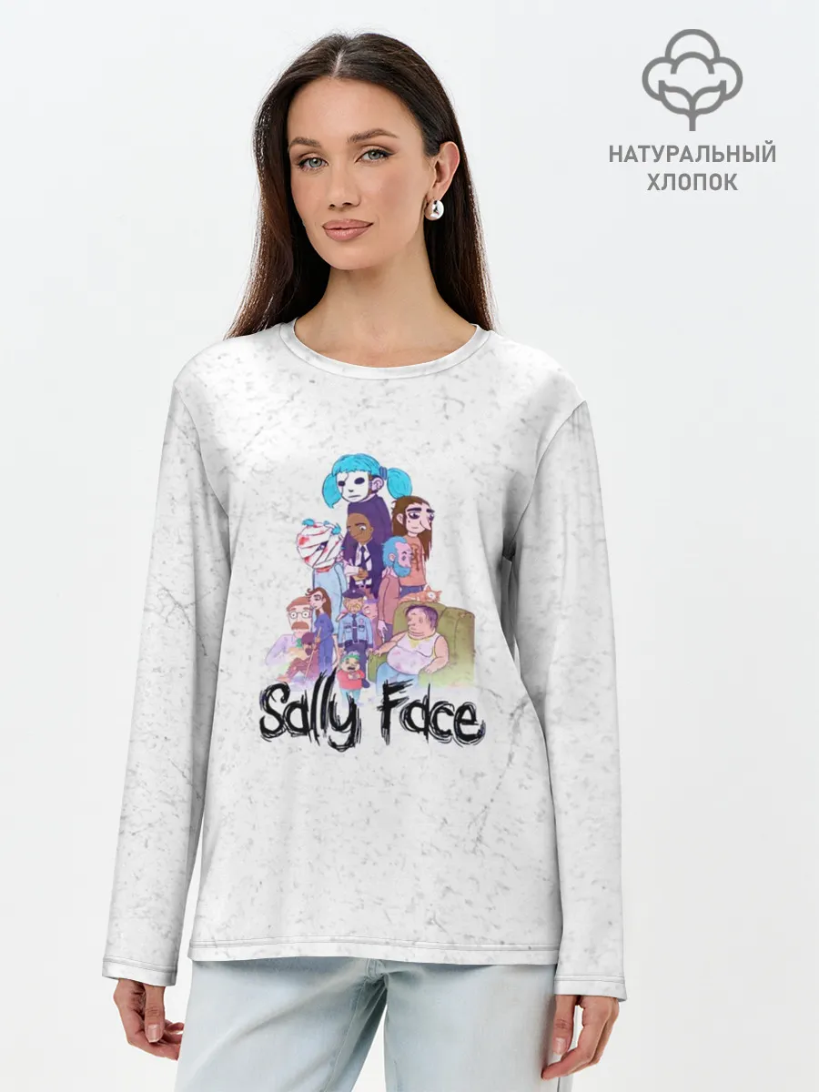 Лонгслив женский. Хлопок / Sally Face