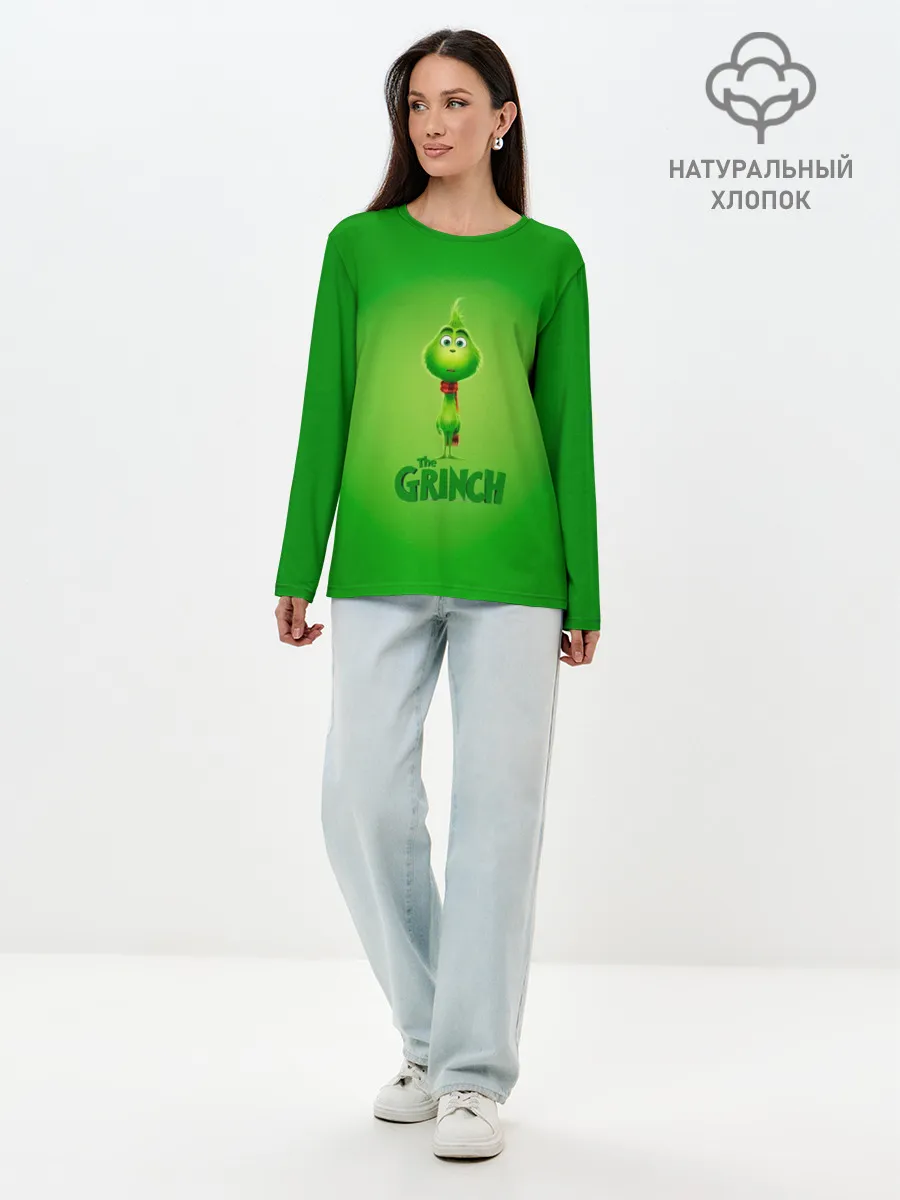 Лонгслив женский. Хлопок / Dr. Seuss The Grinch