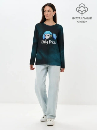 Лонгслив женский. Хлопок / Sally Face