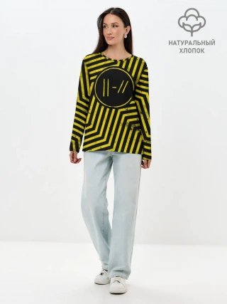 Лонгслив женский. Хлопок / Twenty One Pilots - Trench