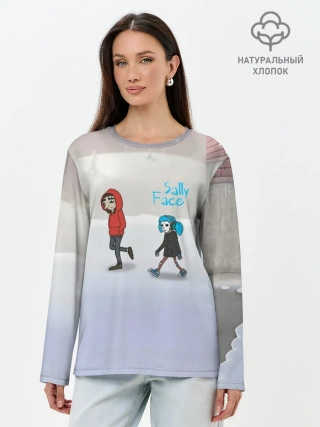 Лонгслив женский. Хлопок / Sally Face
