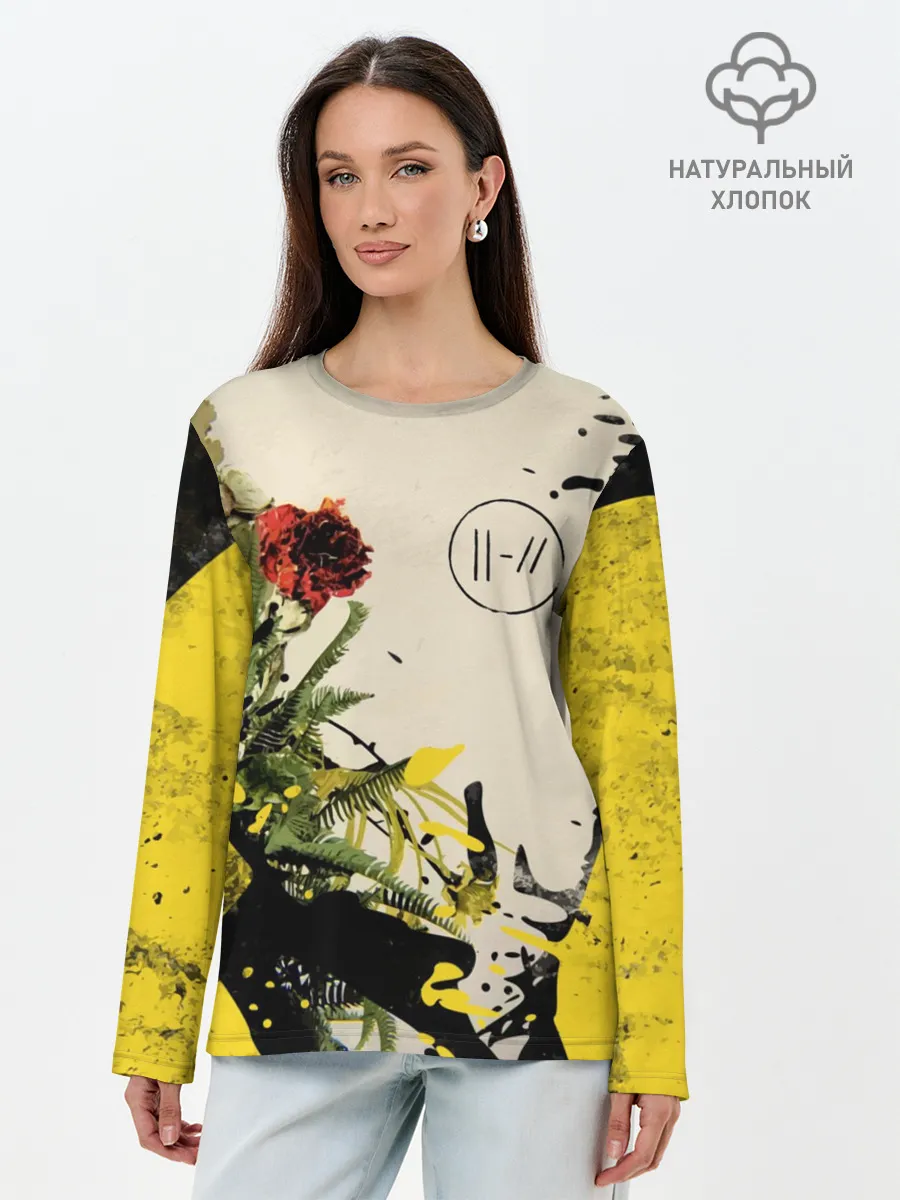 Лонгслив женский. Хлопок / Twenty One Pilots - Trench