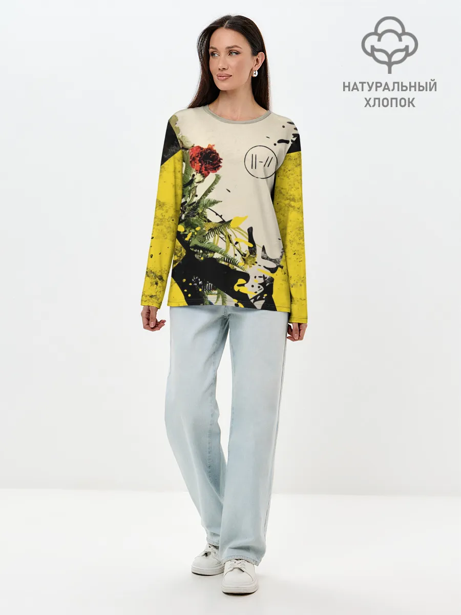 Лонгслив женский. Хлопок / Twenty One Pilots - Trench