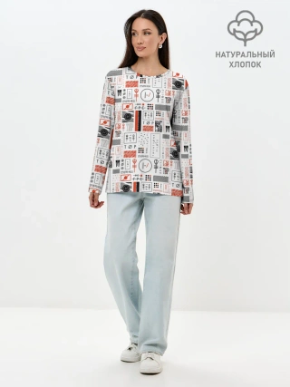 Лонгслив женский. Хлопок / Twenty One Pilots - Blurryface