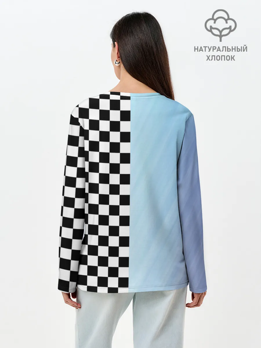 Лонгслив женский. Хлопок / Френдзона Мэйби