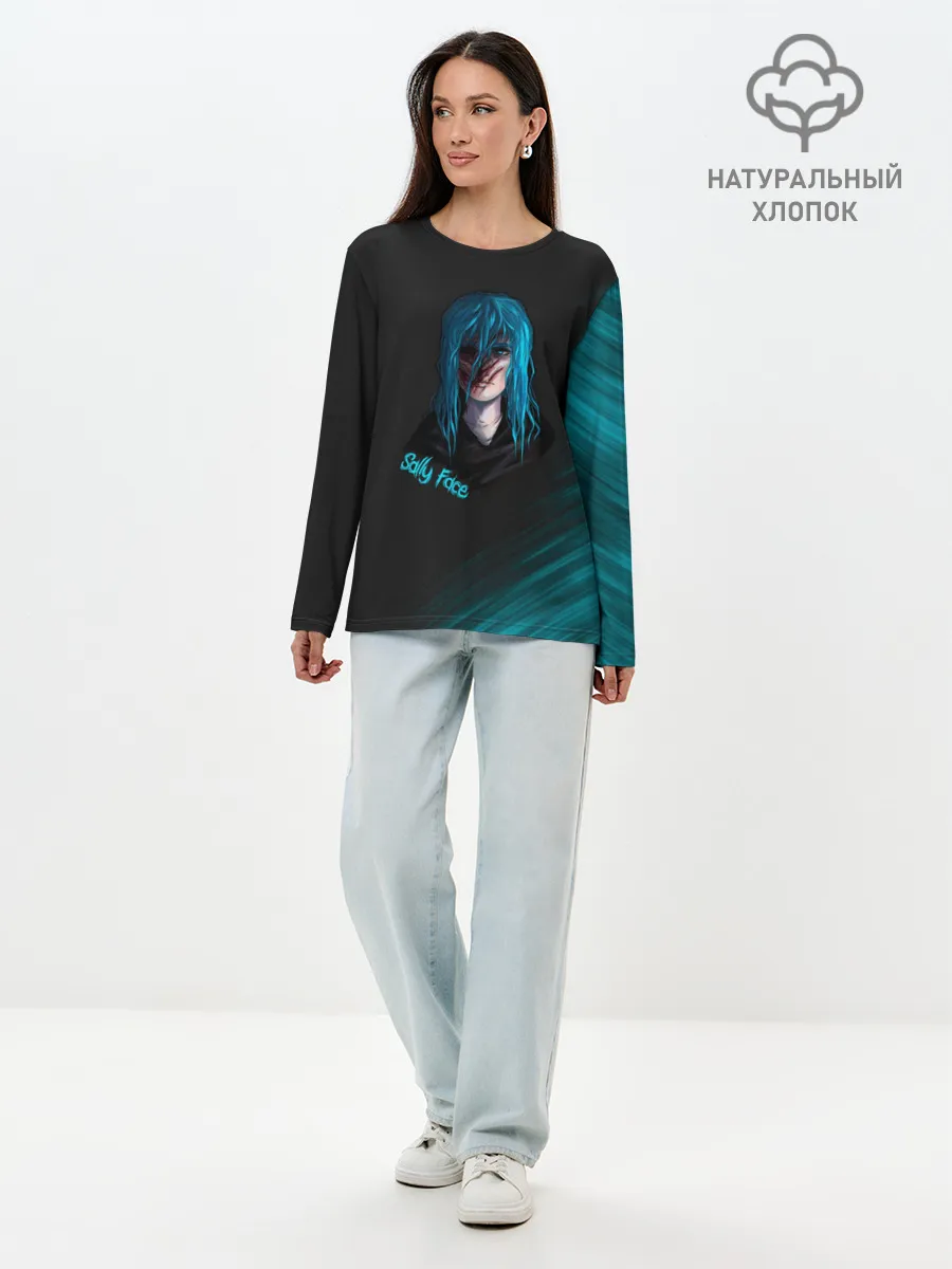Лонгслив женский. Хлопок / Sally Face