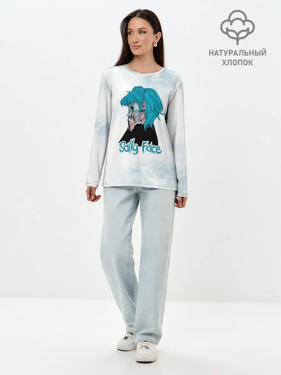 Лонгслив женский. Хлопок / Sally Face