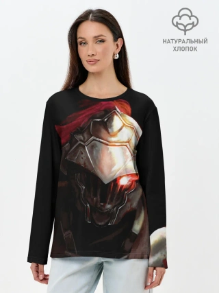 Лонгслив женский. Хлопок / Goblin Slayer Monster