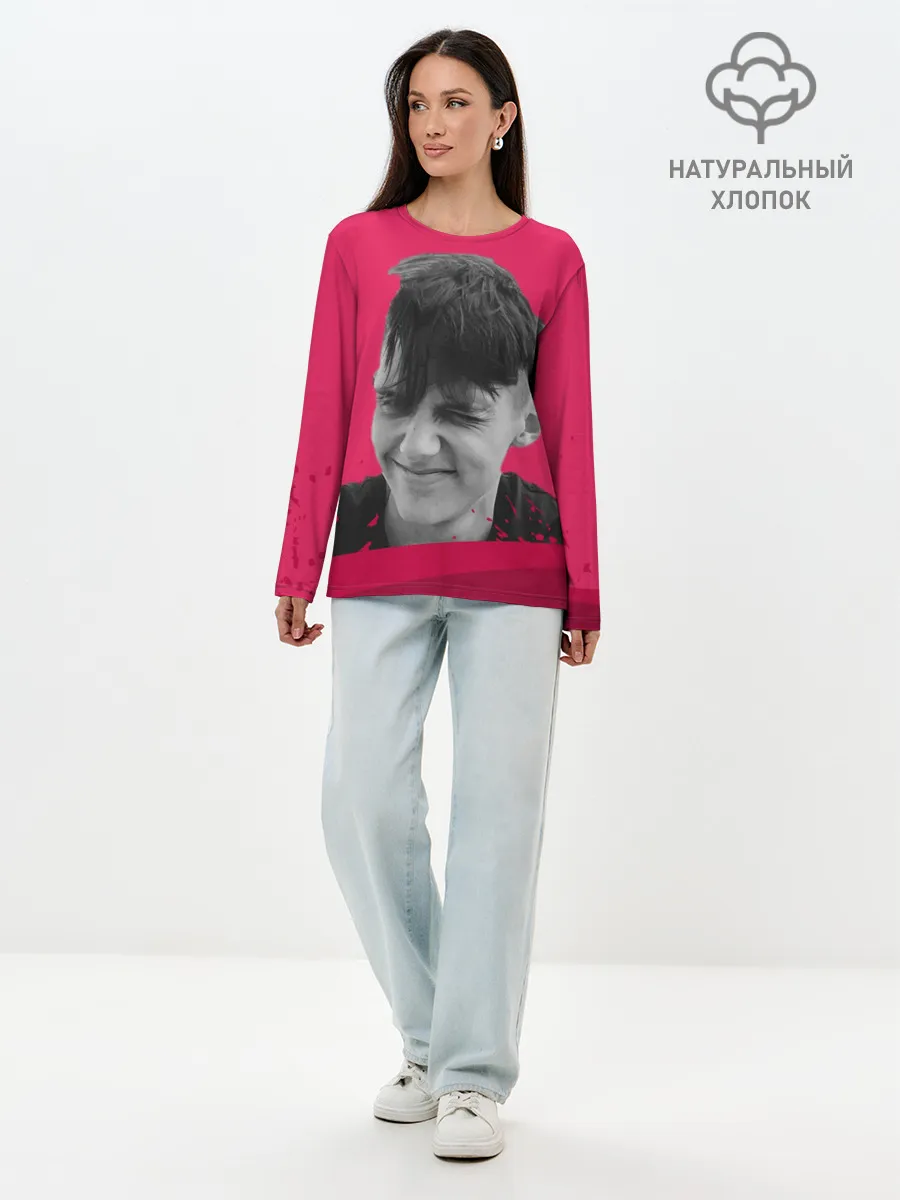 Лонгслив женский. Хлопок / Тима Белорусских