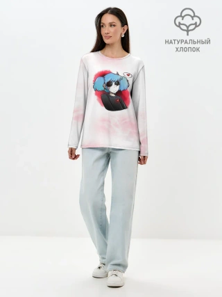 Лонгслив женский. Хлопок / Sally Face