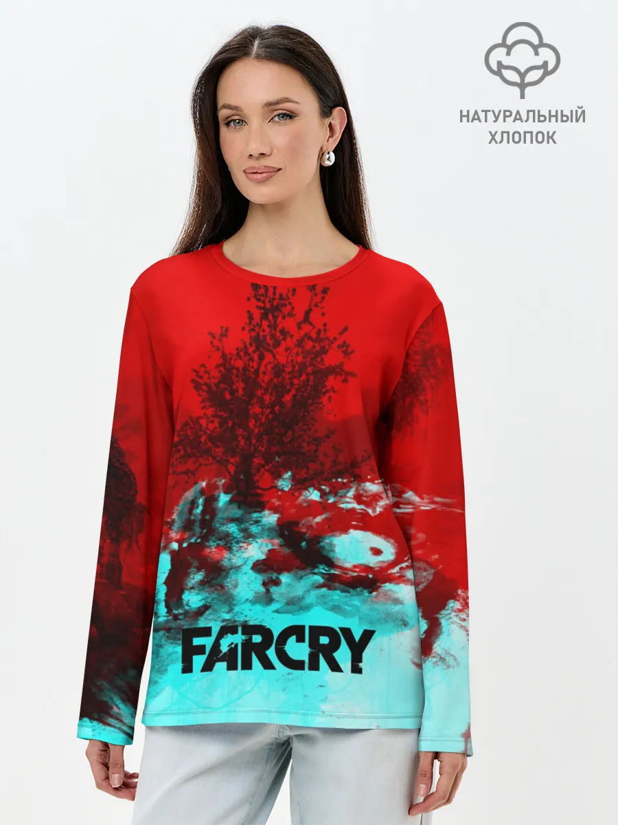Лонгслив женский. Хлопок / FARCRY