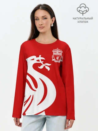 Лонгслив женский. Хлопок / Ливерпуль