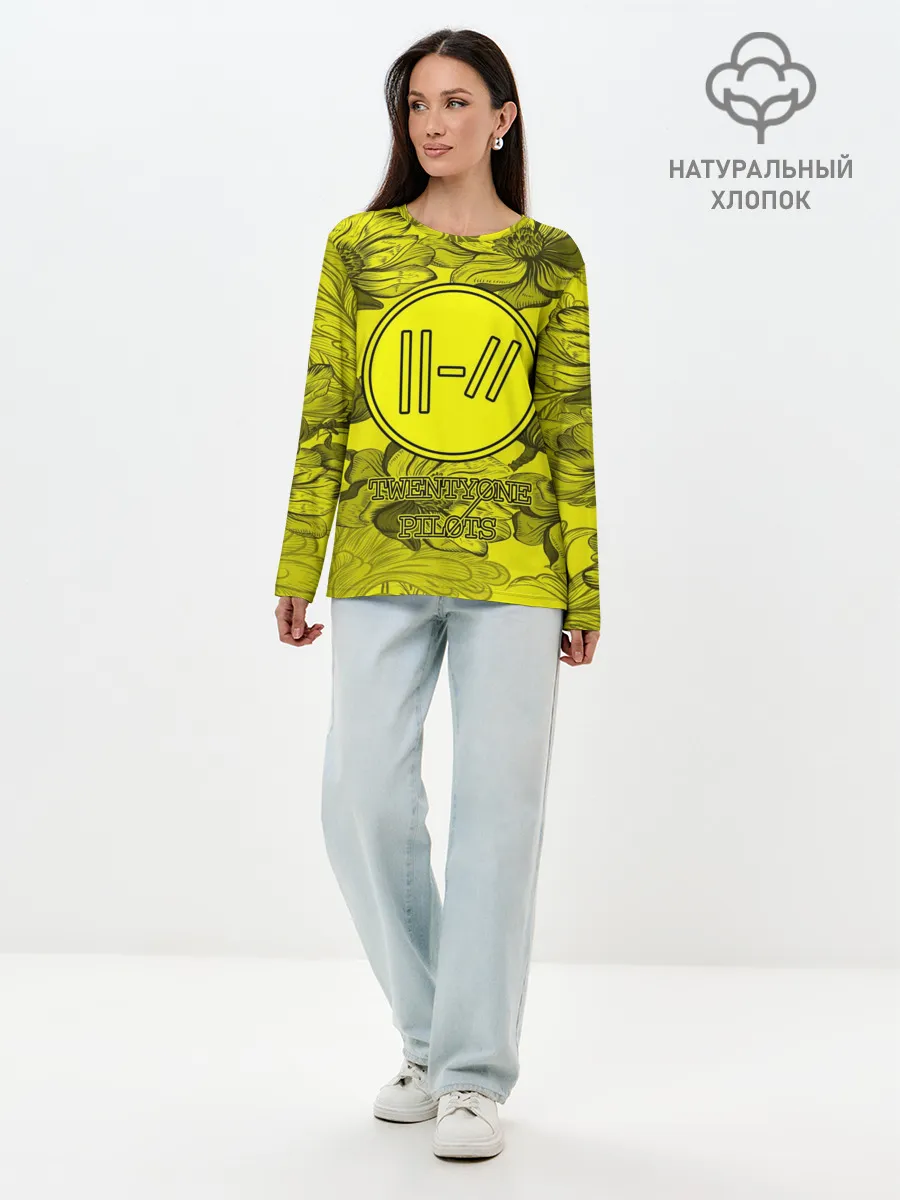 Лонгслив женский. Хлопок / TWENTY ONE PILOTS