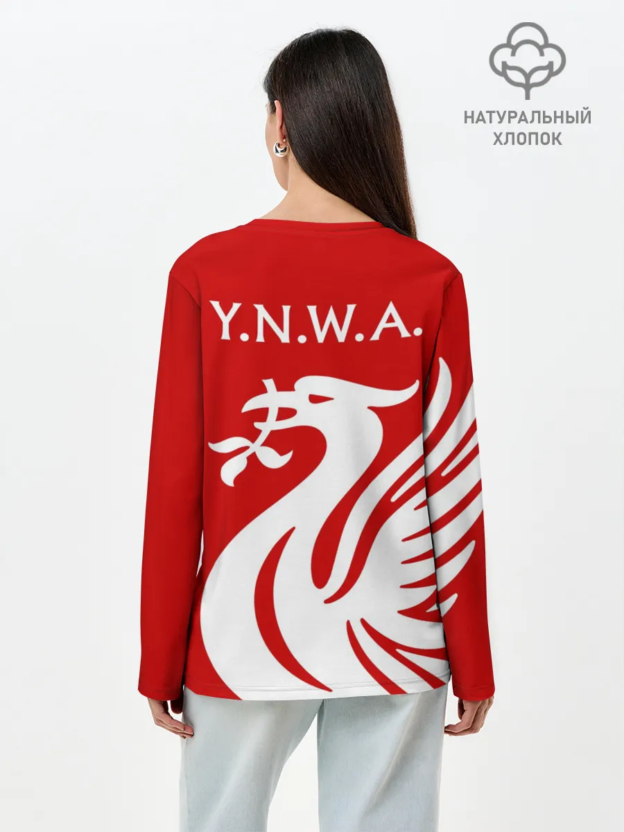 Лонгслив женский. Хлопок / Ливерпуль