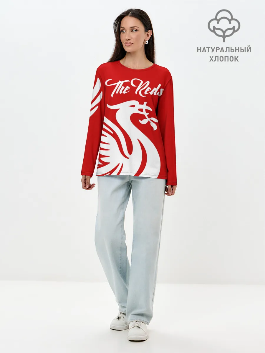 Лонгслив женский. Хлопок / Ливерпуль