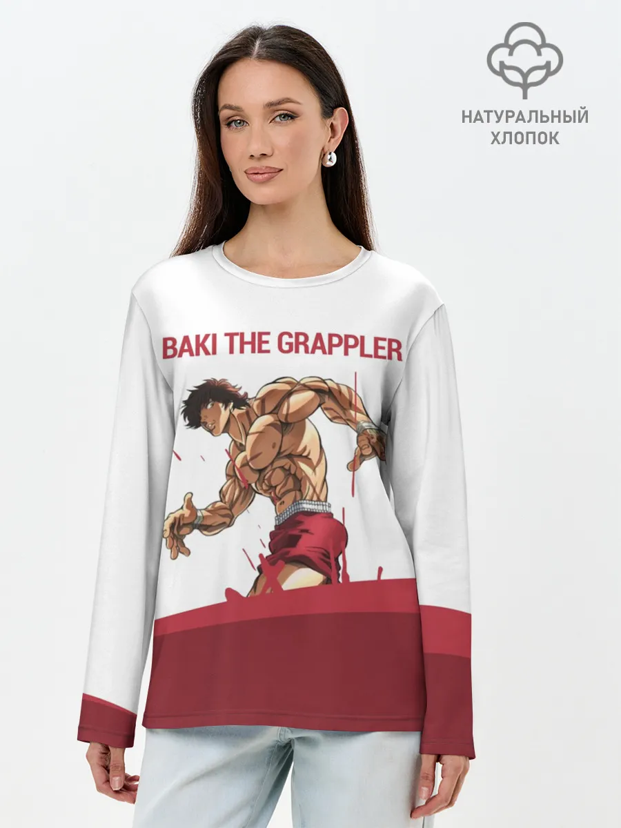 Лонгслив женский. Хлопок / Боец Баки