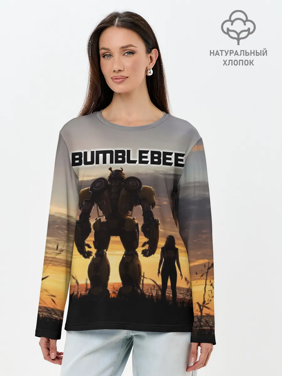 Лонгслив женский. Хлопок / BUMBLEBEE