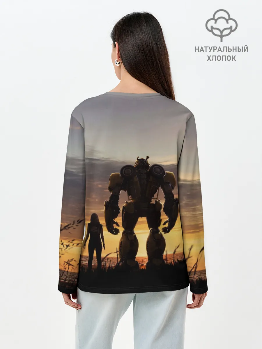Лонгслив женский. Хлопок / BUMBLEBEE