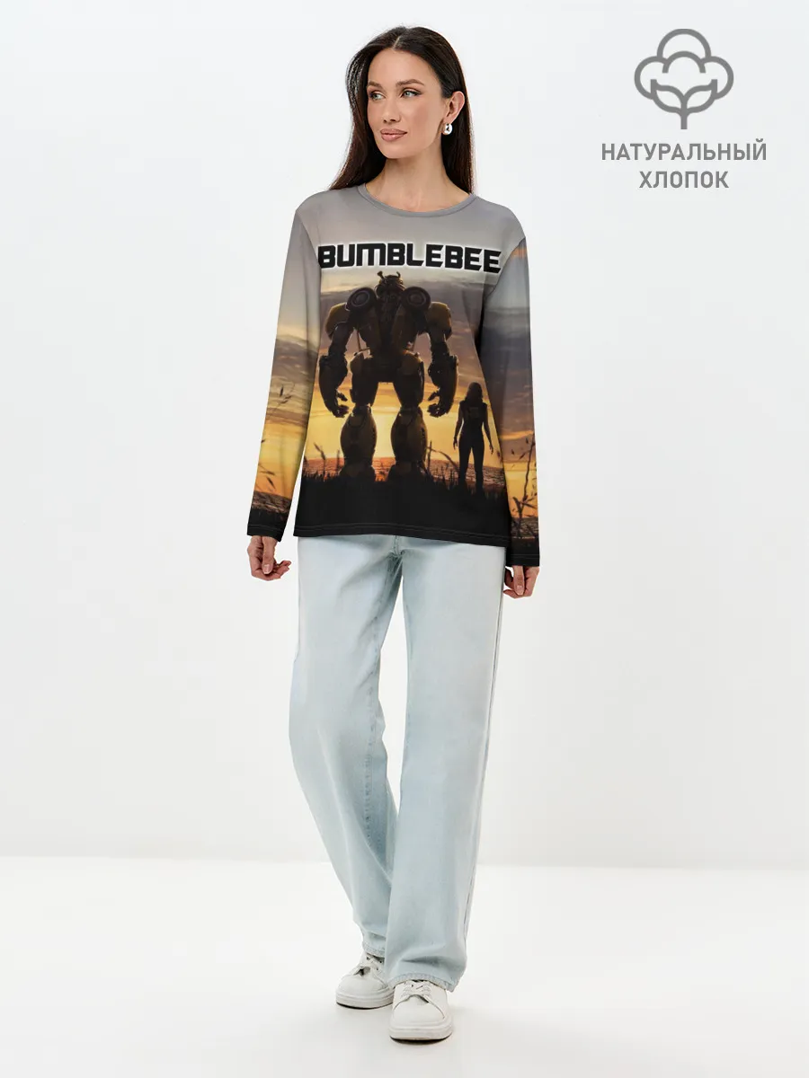 Лонгслив женский. Хлопок / BUMBLEBEE