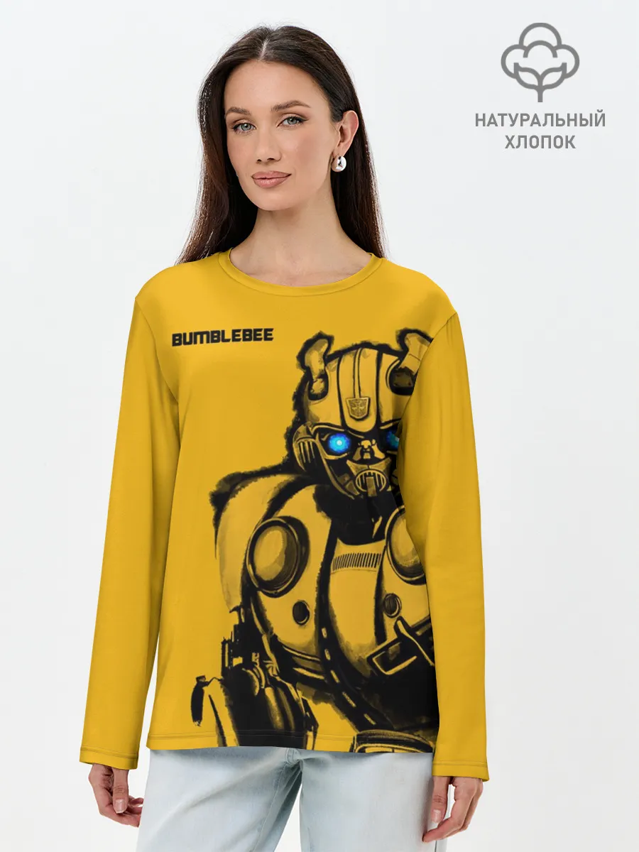 Лонгслив женский. Хлопок / BUMBLEBEE
