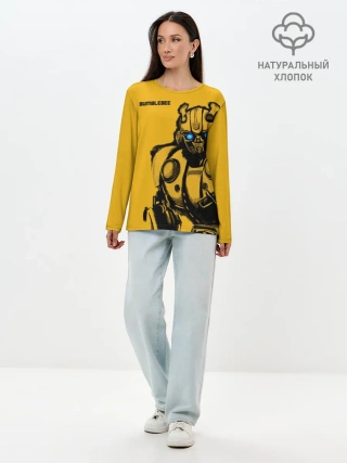 Лонгслив женский. Хлопок / BUMBLEBEE
