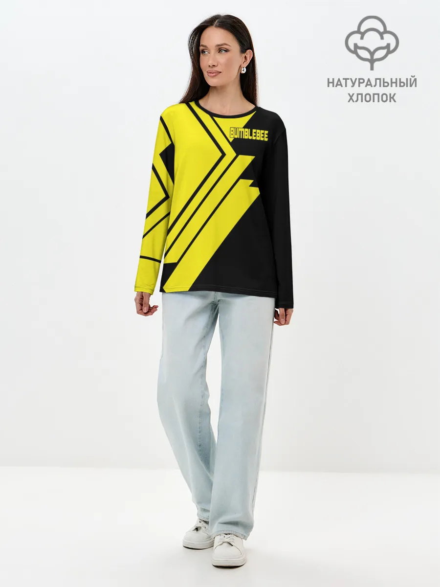 Лонгслив женский. Хлопок / BUMBLEBEE