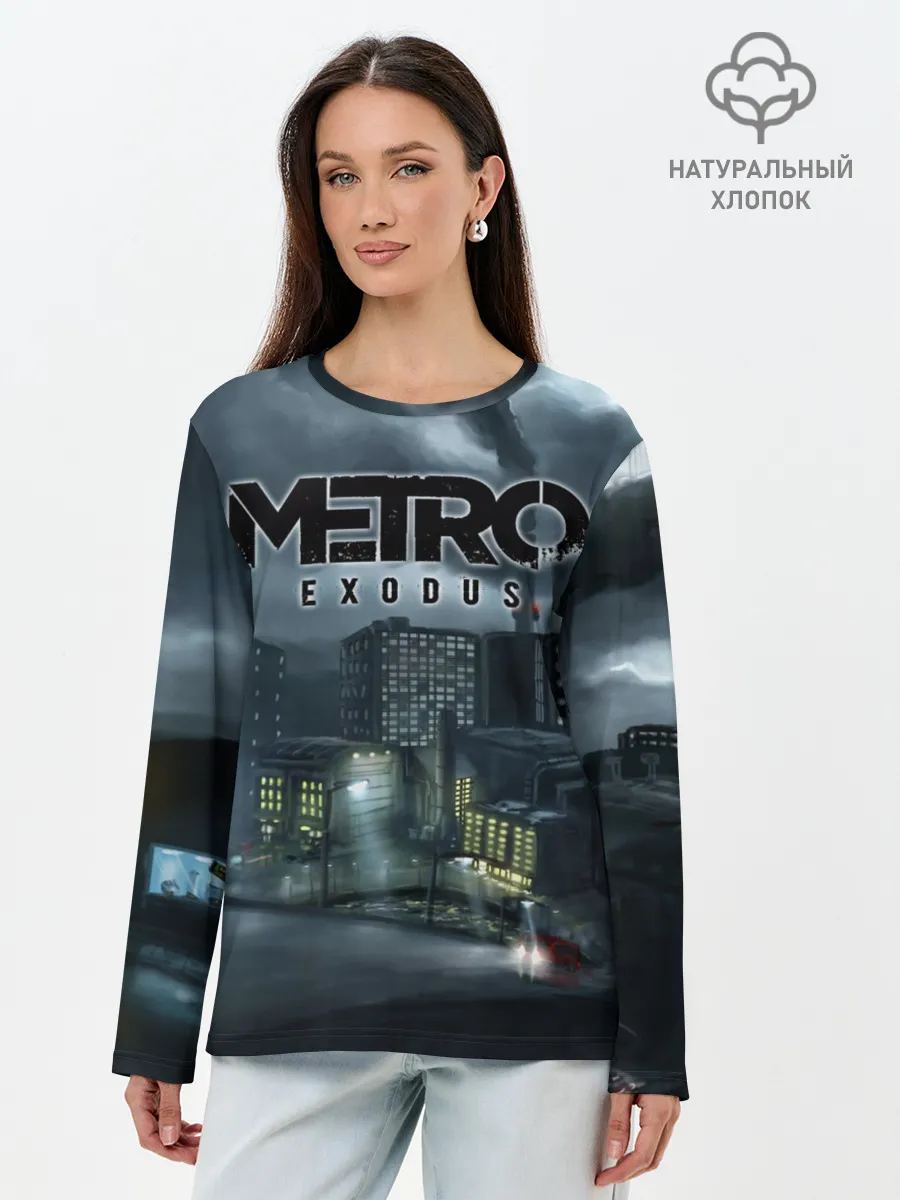 Лонгслив женский. Хлопок / Метро: Исход