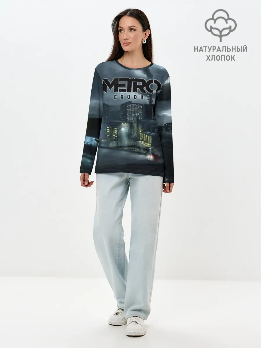 Лонгслив женский. Хлопок / Метро: Исход