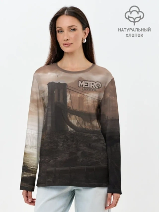 Лонгслив женский. Хлопок / Метро: Исход