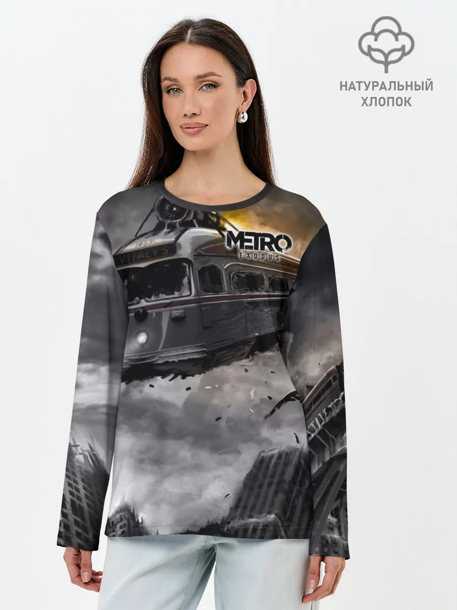 Лонгслив женский. Хлопок / Metro Exodus