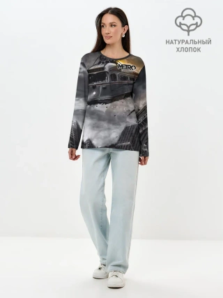 Лонгслив женский. Хлопок / Metro Exodus