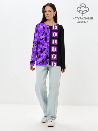 Лонгслив женский. Хлопок / Fortnite