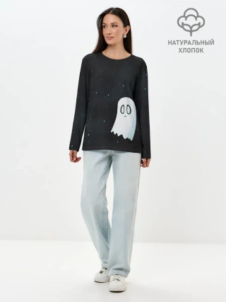 Лонгслив женский. Хлопок / A Lonely Ghost